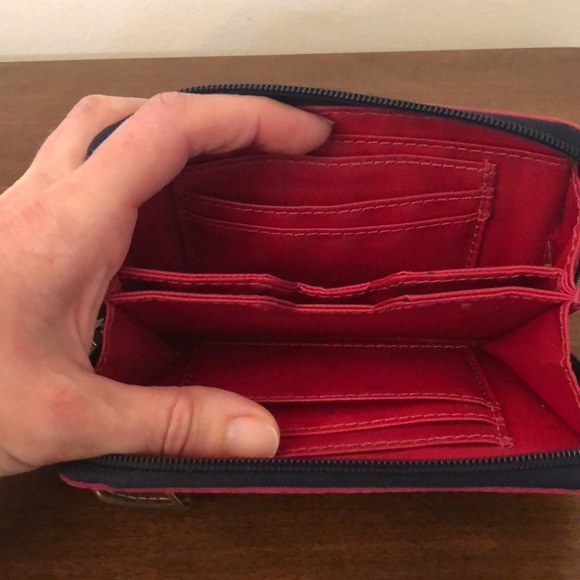 Fossil Coated Canvas Zip Around Wallet - Picture 5 of 9